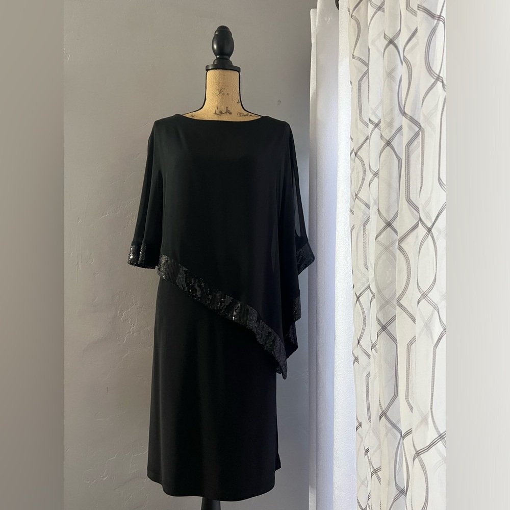 R&M Richards Woman Black Dress Size 14W